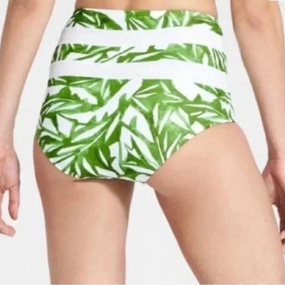 Athleta Palm High rise High Waisted  Bikini Bottoms